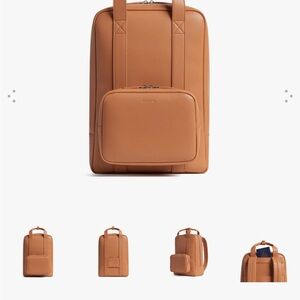 Monos Metro Vegan Leather Tan Backpack